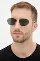 Slnečné okuliare Ray-Ban 0RB3945 zlatá AA00