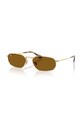 Ray-Ban okulary przeciwsłoneczne jednolita złoty 0RB3947.001/33