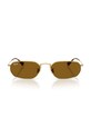 Ray-Ban okulary przeciwsłoneczne 0RB3947.001/33 złoty AA00