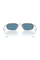 Ray-Ban okulary przeciwsłoneczne srebrny 0RB3947.003/S2