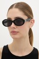 Off-White Okulary przeciwsłoneczne okrągłe OERI13G.551007 czarny AA00