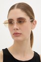 Palm Angels okulary przeciwsłoneczne okrągłe PERI10H.567622 złoty AA00