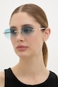 Palm Angels okulary przeciwsłoneczne okrągłe PERI10H.567644 złoty AA00
