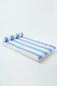 Madrac na napuhavanje za plivanje SunnyLife Luxe Lilo Blue Stripes S3EXLLBU plava AA00