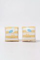 Nafukovací křidélka SunnyLife Sammy the Seagull Mustard Stripe 2-pack S51NABMS žlutá AA00