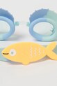 Lifestyle Plavecké brýle SunnyLife Finn the Fish Aqua Blue S51KSGAB vícebarevná