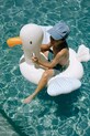SunnyLife colac de înot pentru copii Sammy the Seagull Blue Stripe S51KROBL