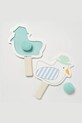 Комплект ракети и плажни топки SunnyLife Sammy the Seagull Blue Stripe (4 броя) син S51KVBML