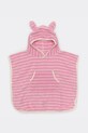 Дитячий рушник з капюшоном SunnyLife Cotton Candy Pink Stripe рожевий S51KHTPK