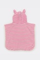 Παιδική πετσέτα με κουκούλα SunnyLife Cotton Candy Pink Stripe S51KHTPK ροζ AA00