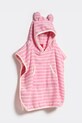 Лайфстайл Дитячий рушник з капюшоном SunnyLife Cotton Candy Pink Stripe S51KHTPK рожевий