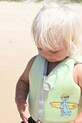 Παιδικό γιλέκο κολύμβησης SunnyLife Shred Turtle Aqua x Rip Curl 1-2 years RCSVSSTA πράσινο