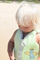 Παιδικό γιλέκο κολύμβησης SunnyLife Shred Turtle Aqua x Rip Curl 2-3 years RCSVMSTA πράσινο