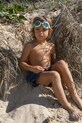 Dětské plavecké brýle SunnyLife Shred Turtle Aqua x Rip Curl RCGOGSTA