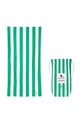 Dock & Bay ręcznik plażowy szybkoschnący Cancun Green 200 x 90 cm zielony TOWLB.CAB.XL.GREEN.R