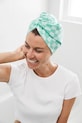 Dock & Bay turban do włosów Check Mate turkusowy HAIRW.SUE.CHKMATE