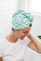 Тюрбан для волос Dock & Bay Check Mate HAIRW.SUE.CHKMATE бирюзовый