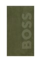Bavlnený plážový uterák BOSS ZUMA Olive 100 x 180 cm zelená 1050089