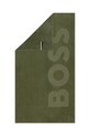 Bavlnený plážový uterák BOSS ZUMA Olive 100 x 180 cm 1050089 zelená AA00