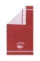 Бавовняний пляжний рушник Lacoste LORIGINE Sierra 90 x 160 cm 1043764 бордо AA00