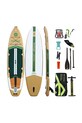 Skatinger deska do pływania z akcesoriami SUP SKATINGER 335 x 84 x 15 cm (11') zielony SK5019