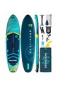 Plavecká doska s príslušenstvom Skatinger SUP Asiaticus 350 x 89 x 15 cm (11'6') tyrkysová SK9002