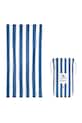 Πετσέτα παραλίας που στεγνώνει γρήγορα Dock & Bay Whitsunday Blue 200 x 90 cm σκούρο μπλε TOWLB.CAB.XL.NAVY.R