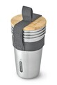 Lifestyle Black and Blum zestaw kubków na biwak z uchwytem 500 ml OL.CUP001 szary