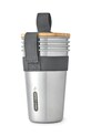 Black and Blum zestaw kubków na biwak z uchwytem 500 ml szary OL.CUP001
