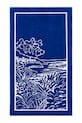 Olivier Desforges ręcznik plażowy z materiału tekstylnego RIVIERA Navire 90 x 160 cm granatowy 1062936