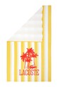 Lacoste ręcznik plażowy bawełniany LFANCY 100 x 170 cm 1068859 żółty AA00