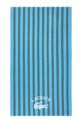 Bavlněný plážový ručník Lacoste LSUNSTRI Baltic 90 x 160 cm modrá 1067101