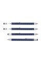 Troika długopis wielozadaniowy mosiężny 15 x 1,1 x 1,3 cm TRPIP20.BL niebieski AA00