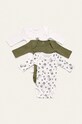 Name it - Body bebe 50-74 cm (3-pack) cu modele verde 13173245