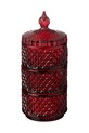 Nádoba s víkem J-Line burgundské 48528