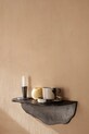 Living și dormitor ferm LIVING raft de perete Fracture 1104263730 negru