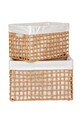 Salon i sypialnia House Nordic zestaw koszy do przechowywania Bustelo Baskets 2-pack 4401542 beżowy