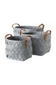 Набір кошиків для зберігання Boltze Toms 3-pack сірий 7539100