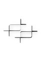 Living și dormitor Umbra raft de perete Montage 2-pack 1022611.040 negru