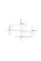 Living și dormitor Umbra raft de perete Montage 2-pack 1022611.660 alb
