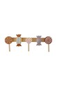 Bloomingville umeraș de perete 42 x 14 x 7 cm multicolor 82052986