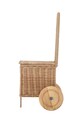 Salon i sypialnia Bloomingville kosz do przechowywania Penne Trolley 29 x 50 x 23 cm 82064724 beżowy