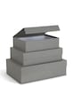 Bigso Box of Sweden zestaw pudełek do przechowywania 3-pack 123354133.99 szary AA00