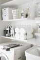 Yamazaki organizator de baie 2-pack 4316 alb