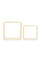 Present Time raft de perete Reja 2-pack galben PT4258LY