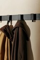 Salon i sypialnia ferm LIVING wieszak ścienny Lager Coat Rack 1104270760 czarny