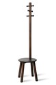 Umbra ruhaállvány Pillar Stool and Coat Rack barna 1014257.048