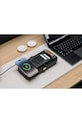 Φορητή συσκευή οργάνωσης γραφείου με λειτουργία ασύρματης φόρτισης Orbitkey Nest v2 24 x 12 x 5 cm WNS2.BLK.104