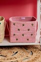 Rice cestino portaoggetti 25 x 30 x 30 cm BSRAT.30CLO rosa AA00