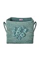 Rice kosz do przechowywania 25 x 30 x 30 cm turkusowy BSRAT.30FLOB
